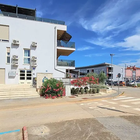 Atemberaubendes Nur 300 Meter Zum Strand Mit Pool, 2 Balkonen, Klima, Wifi Новиград